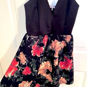 Floral mini dress